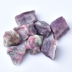 【Tourmaline】Plum blossom tourmaline natural Brazilian raw stone ore crystal symbiotic specimen