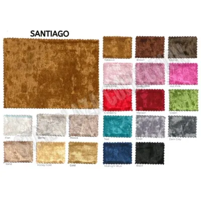 Kain Bludru / Beludru Crushed Velvet Halus Mengkilap Glossy - Santiago (Sofa Jok Kursi Peci Songkak Stool Sarung Bantal)