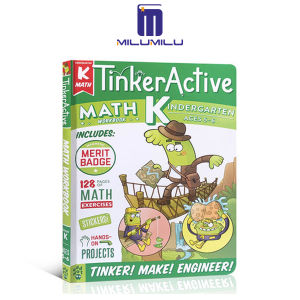 TinkerActive Workbooks: Kindergarten Math Paperback – Sticker Book by Nathalie Le Du Original English books