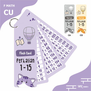 Mrronies - Tabel Perkalian MTK / Hapalan Kartu Flash Card Mainan Edukatif  CU