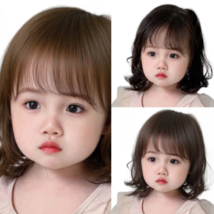 ชุดของใช้ประจำวันสำหรับไปเที่ยวดีไซน์ซักด้วยเครื่องซักผ้าได้สำหรับเด็กวิกปาร์ตี้ผิวเรียบดูเป็นธรรมชาติเนื้อนุ่ม