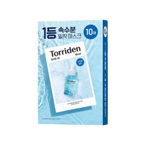 Torriden DIVE IN Low Molecular Hyaluronic Acid Facial Serum Sheet Mask Moisturizing Anti-Aging Perfect For Sensitive Skin 10ea