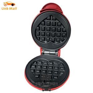 [UEB Mall] Waffle Iron Nonstick Electric Breakfast Maker Quick Heat-Up Household Breakfast Electric Baking Pan for Quick Breakfasts Snacks and Desserts