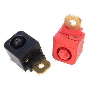 2 Pcs True Copper 300A Binding Post Inverter Terminal Amplifier Power Resistant Electrical Connectors Parts