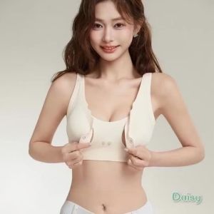 Breastfeeding Underwear Postpartum Breastfeeding Dedicated Thin Style No Steel Ring Anti-sagging Gathering Up Front Buckle Seamless Maternity