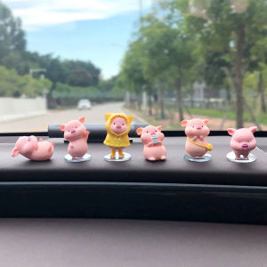 Car Decoration Cute Cartoon Couples Action Figure Figurines Balloon Ornament Auto Interior Dashboard Accessories For Girls Gifts