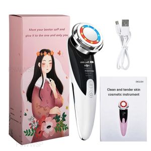 Beauty Instrument Cleaning Face Photon Massage Instrument Lifting EMS Rejuvenation Face Cleanser