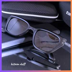 Kacamata Sunglasses Wanita Cat Eye Hitam Permanen Full Rim Optik Asli Ori