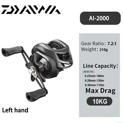 DAIWA Fishing Reel Bc Series Metal Spool High Speed Professional Lure Baitcasting Reel 7.2:1 Gear Ratio Murch Ultra Smooth Saltwater Fishing Reel Viral