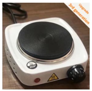 Upgrade to 3rd generation Mini Electric Stove Coffee Tea Heater Hot Plate Electric Flat Cast Lron 5-Levels