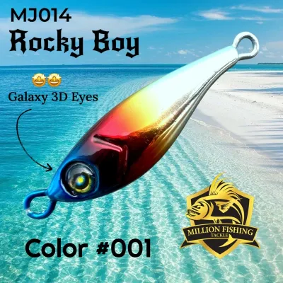 【𝗥𝗢𝗖𝗞𝗬 𝐁𝗢𝗬 MJ014】Jigging Fatty Jig Lure 21/30/40/60g Light Jig / Metal Jig / Micro Jig / Ikan Jig 轻型铁板鱼饵