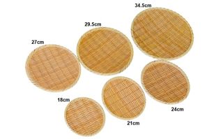 Dĩa nhựa giả mây tre melamine mẹt đựng thức ăn bán bún đậu mắm tôm nhiều size