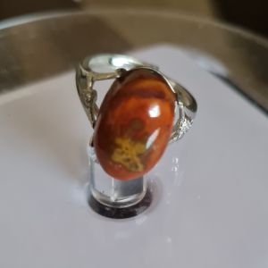 Warring States Carnelian Multi Colors Agate Ring