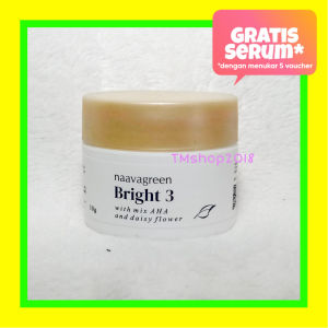 Naavagreen Bright Day Cream 3 10 gram by dr Fredi Setyawan Original Skincare Krim Pagi Siang Pencerah Glowing