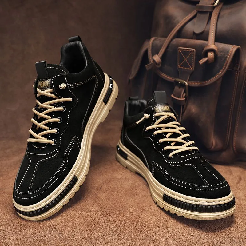 Techdoo Sepatu Sneakers Pria Casual Sepatu Cowok Keren Trendy