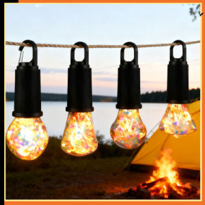 Solar Camping 4 Model Light LED Bulb Emergency Hiking Outdoor Atmosphere Tent Light Lampu Raya