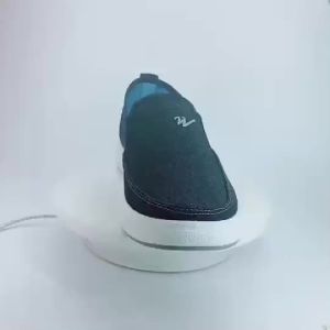 AU Giày công sở nam nữ Thanh Đảo Song Tinh giày lười vải canvas nhẹ chống trượt.