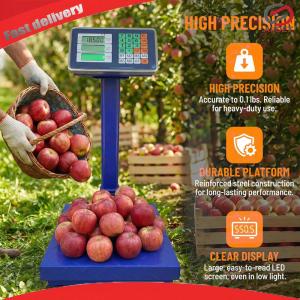 Commercial Digital Postal Scale LCD Display for Parcel Luggage Shop Weighing
