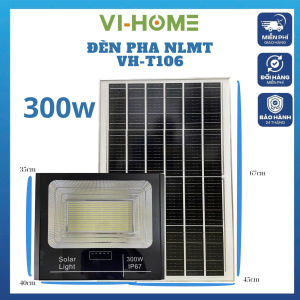 Đèn Pha Năng Lượng Mặt Trời 300w Vi-Home mã VH-106-300W