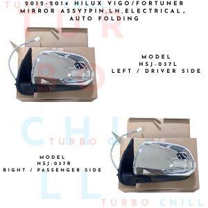 HSJ-037 2012-2014 HILUX VIGO/FORTUNER MIRROR ASSY7pinLHelectrical，auto folding