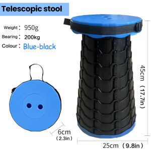 LOOGU Portable Telescopic Stool Retractable Folding Stool Outdoor Play Queue Waiting for Telescopic Stool