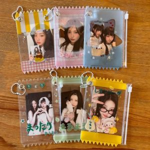 FLYING 3 Inch Candy Bag Transparent Korean Style Photocard Holder Photocard Display Japanese Style Card Sleeves Idol Photo Card