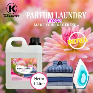 Parfum Laundry Aroma Exotic | Peawngi Laundry Pakaian Untuk Setrika Wangi Segar | Uk 1 Liter | Bisa Cod