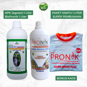 Jimmy Hantu Paket NPK Jagotani + Bio Pronik 1Liter Maksimalkan Pembuahan Tanaman