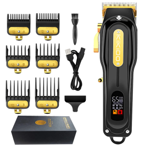 Kemei Hair Clipper Trimmer for Men Razor Rechargeable Barber Shaving Hair Cut Machine Grooming Kit Low Noise