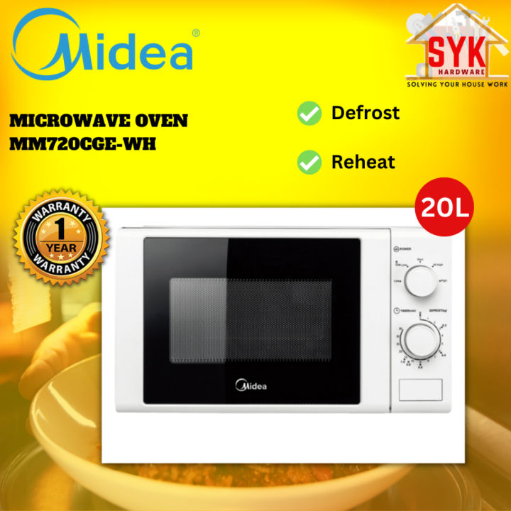 SYK Midea MM720CGE-WH Microwave Oven Baking Toaster Bread Fast
