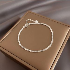 Vòng Tay Lắc Tay Bạc Đính Đá Zircon Luxury Korea Phụ Kiện Thời Trang Cho Nữ VT08