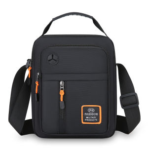 Man Oxford Cloth Small Square Bag Waist Bag Crossbody Bag Large Capacity Waterproof Multi-layered