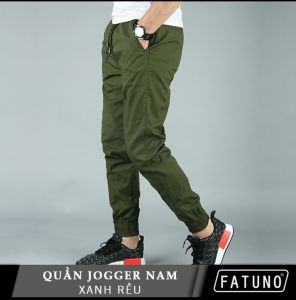 Quần jogger Bigsop kaki nam màu xanh rêu - dành cho chàng trẻ trung năng động chất vải kaki thun dày dặn giúp thoải mái khi mặc và vận động phù hợp cho đi chơi dạo phố đi làm