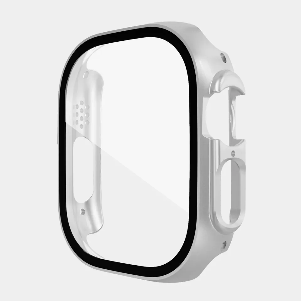 Glass+Cover Protective Case For apple watch Case Ultra 49mm 45mm