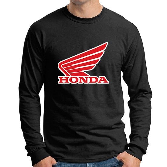 Honda Motorcycle Motorbike Biker Rider Sport Long Sleeve T-Shirt