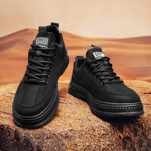 ✨CADIAES✨รองเท้าผู้ชาย รองเท้าเดินป่า รองเท้าทำงาน ทนทาน รองเท้าผ้าใบแฟชั่นเกาหลี สวมใส่สบาย