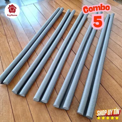 COMBO 3 Thanh Chắn Khe Cửa Điều Hoà - Xốp Cao Cấp - Chống Ồn Ngăn Gió & Côn Trùng - Dán Cực Chắc