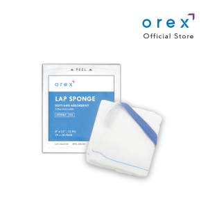 OREX Sterile Laparotomy Lap Sponge - 8"x12" / 12"x12" / 18"x18" / 8"x36" - 1 pc