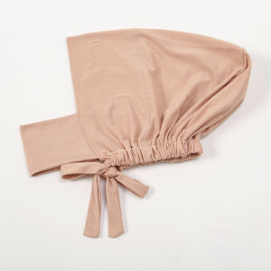 Solid Color Stretch Full Caps Underscarf Hijab Bornet Sunscreen Cap Inside Muslim Women Instant headscarf