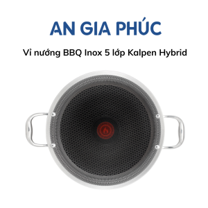 Vỉ nướng BBQ Inox 5 lớp Kalpen Hybrid HB38 38cm - An Gia Phúc
