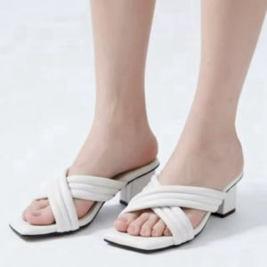 sandal wanita high heels Kekinian selop silang 5 cm terbaru 2023 super best seller
