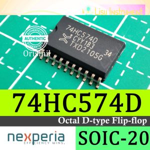 74HC574D Octal D-type Flip-flop Positive Edge-trigger 3-state SOIC-20 Nexperia Original