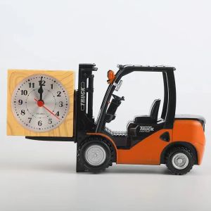 [MSIA SHIP] NOVELTY Creative Orange Forklift Alarm Clock Jam Loceng Penggera Kreatif Comel Analog Table Vintage Retro Nostalgic Nordic Cute Home Decoration Decor Ornament Valentine Birthday Christmas Party Gift Present Souvenir Hadiah Hiasan 复古 摆设 装饰 闹钟
