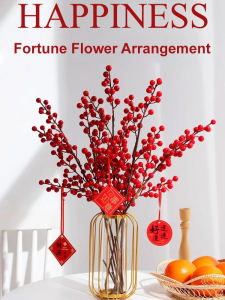 Golden Leaf Simulation Fortune Bucket Flower Arrangement
