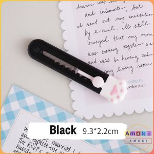 Cute Mini Cat Utility Knife School office Stationery Craft Paper Cutter Student Art Supplies Tool