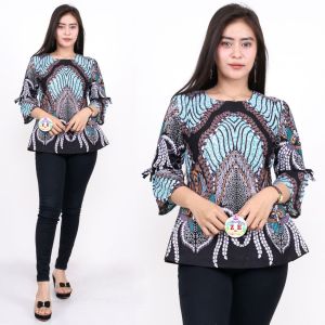 bisa cod Blus Wanita Blus Batik Wanita Blus Batik Wanita Modern Bolero Batik Blus Bolero Batik Blus