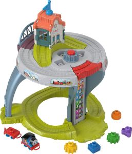 Fisher Price Thomas & Friends Toddler Toy My First Train Table with Track Cargo Stacking & Fine Motor Activities for Kids Ages 18+ Months