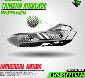 COVER TAMENG KNALPOT AIRBLADE NEW VARIO 125 150 COVER KNALLPOT BEAT PCX SCOOPY