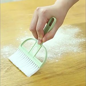 ชุดไม้กวาดและที่ตักฝุ่น ไม้กวาดขนาดเล็กสำหรับโต๊ะทำงาน แปรงทำความสะอาดสำหรับสัตว์เลี้ยง แปรงทำความสะอาดคีย์บอร์ดในบ้าน ชุดแปรงตักพลาสติก [ จัดส่งฟรี ]