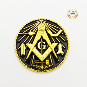 3 Inch 3D High Quality MASON LOGO Car Freemasonry Emblem
